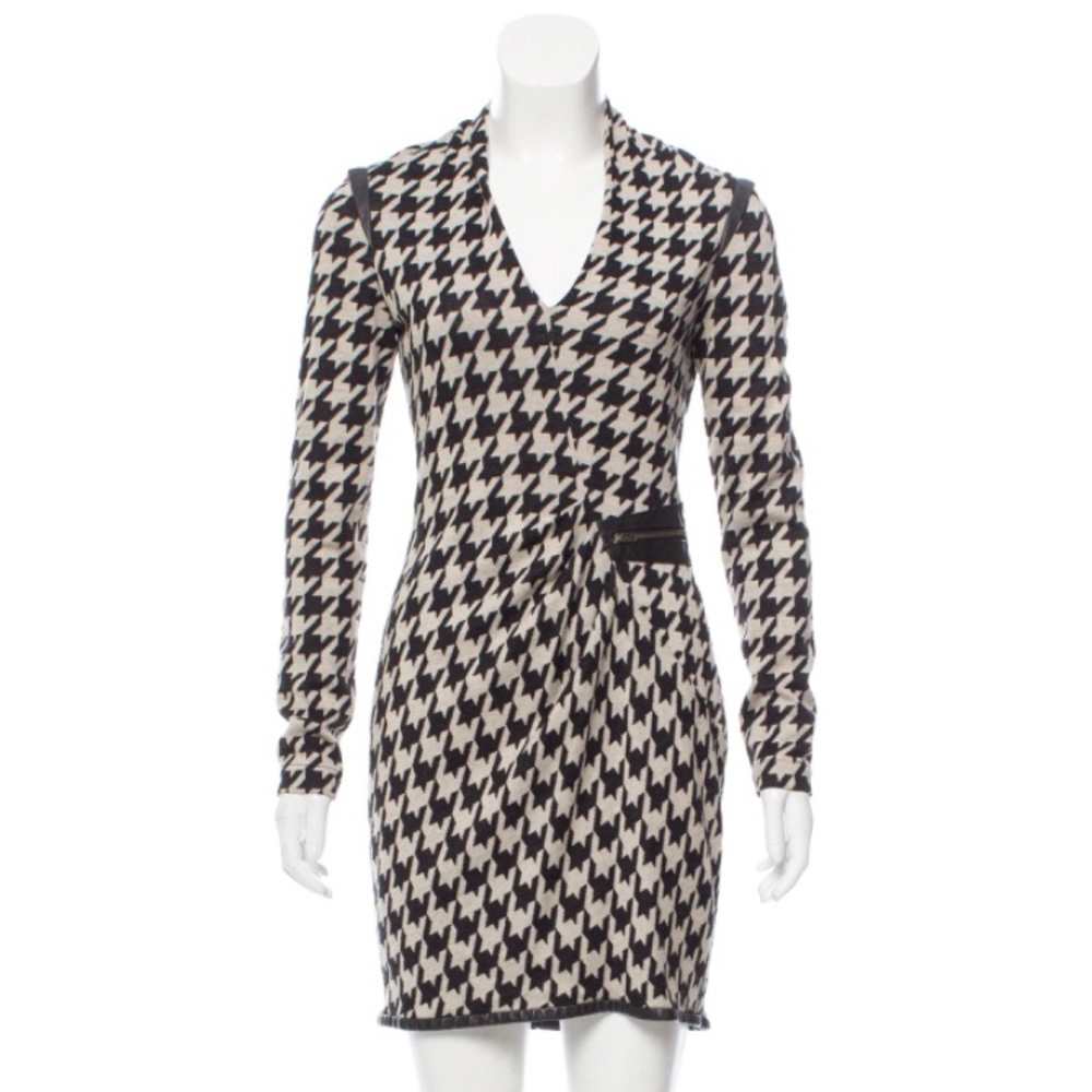 Yigal Azrouël New York Houndstooth Designer Dress